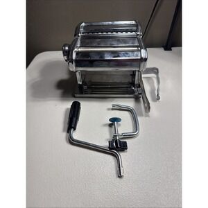 Marcato Atlas Deluxe 150 Manual Crank Pasta Machine Noodle Maker Italy w/Crank